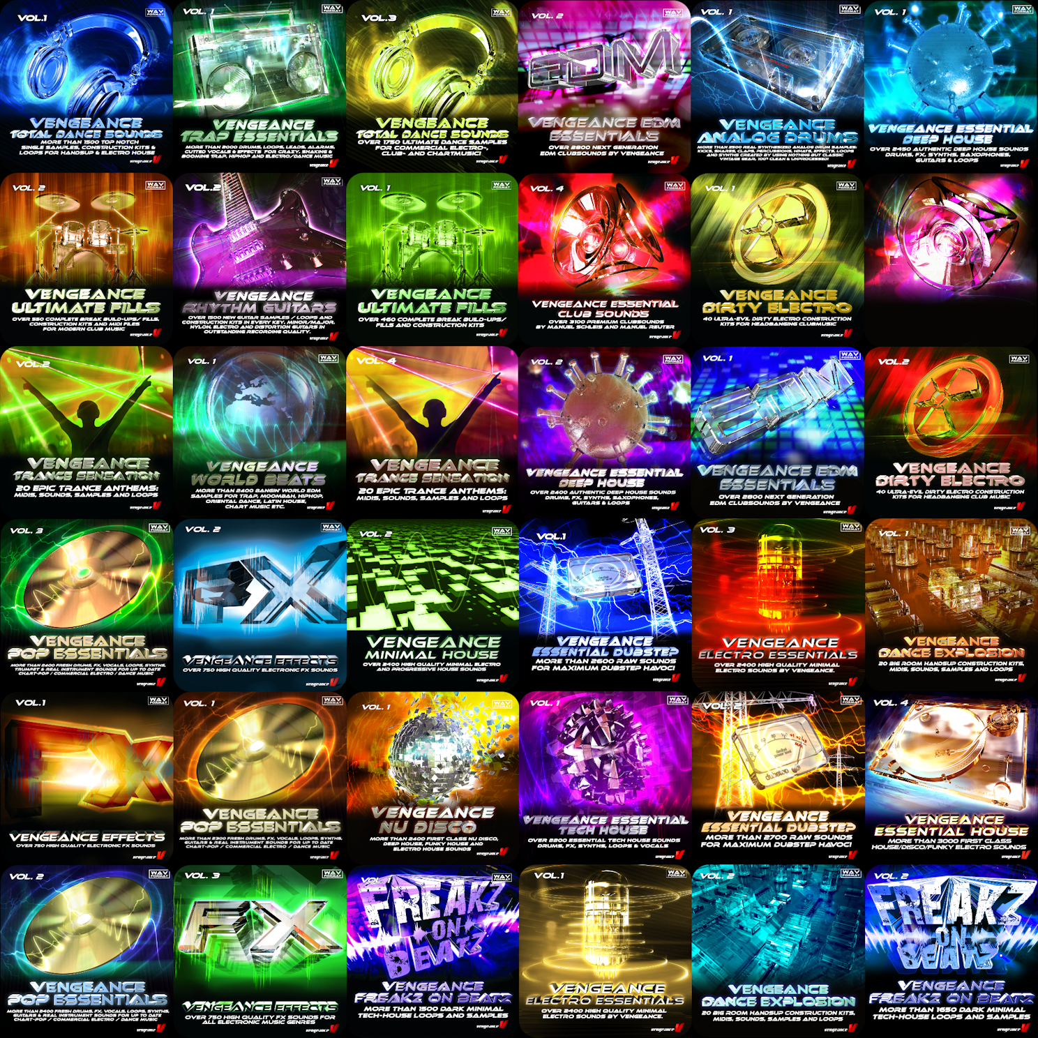 All Vengeance Samplepacks... Cover